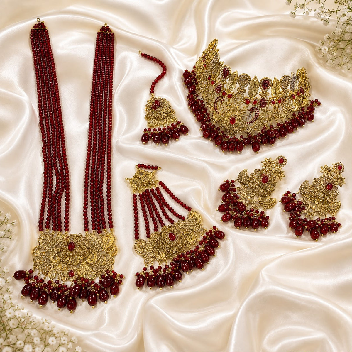 Bridal Jewellery complete Set-15