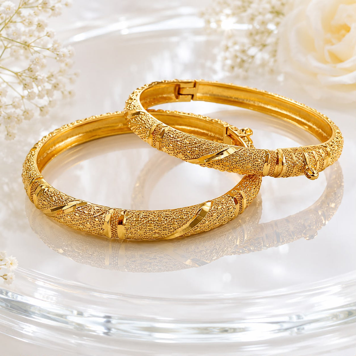 Gold Plated Openable Kara-18