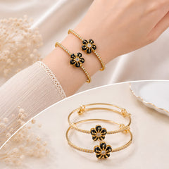 Adjustable Kashmiri Bangle-134 (Black)