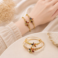 Adjustable Kashmiri Bangle-140 (Multi)