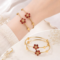 Adjustable Kashmiri Bangle-135 (Maroon)