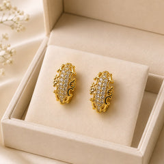 Zircon Hoop Earring-251