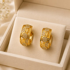 Zircon Hoop Earring-252