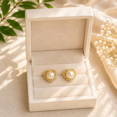 Zircon Pearl Stud-228