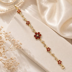 Tulip Blossom Bracelet (Golden/Brown)