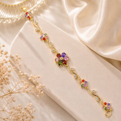 Tulip Blossom Bracelet (Golden/Multi)