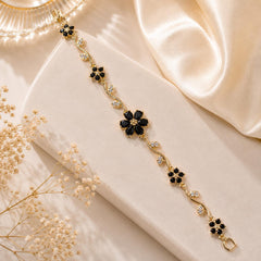 Tulip Blossom Bracelet (Golden/Black)