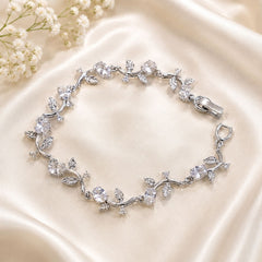 Tulip Leaf Bracelet (Silver)
