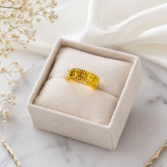 Stainless Steel Ring-228 (Golden)