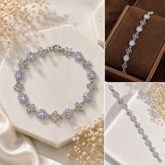 Zircon Bracelet-100 (Silver)