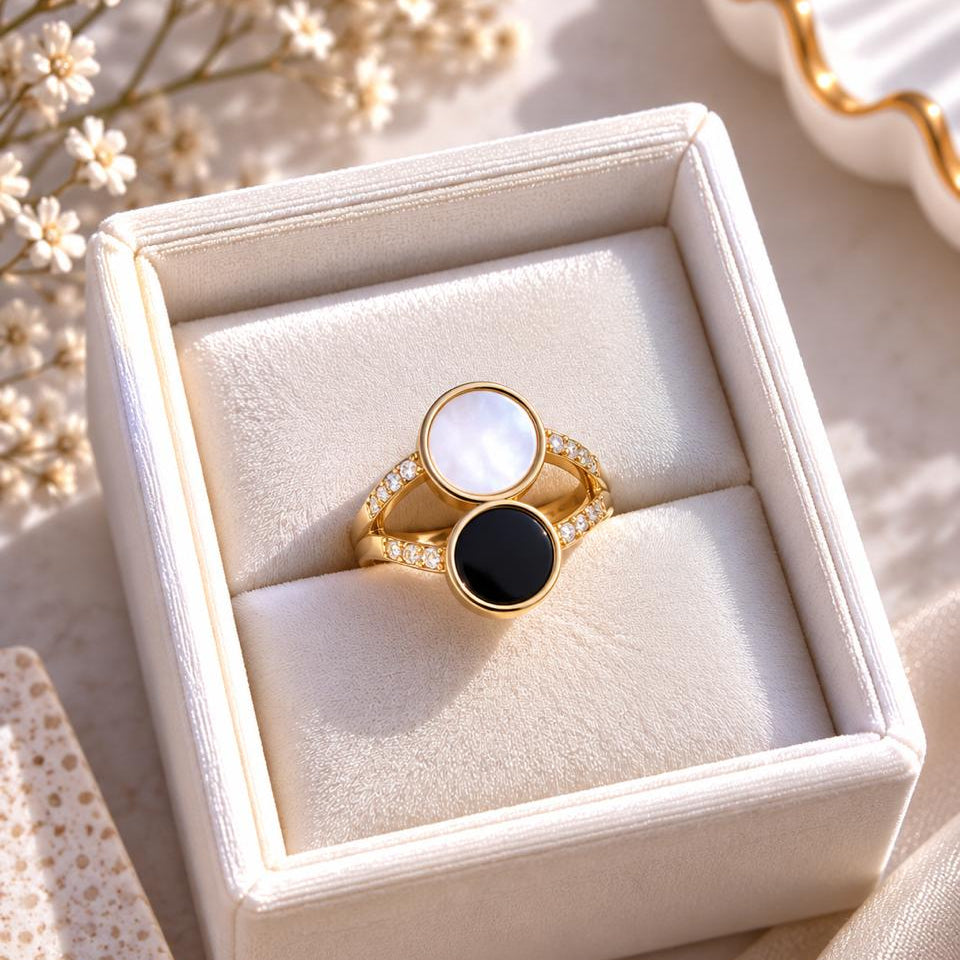 Stainless Steel Ring-229 (Golden)