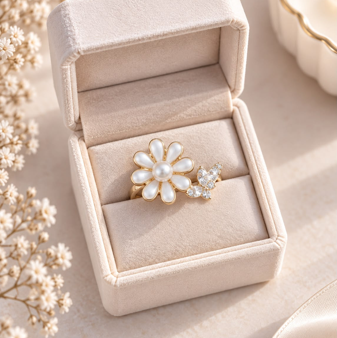 Ivory Glow Ring-06 (Golden)