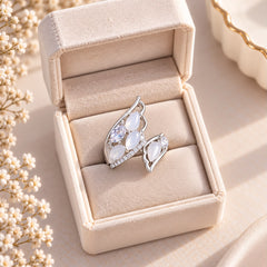 Ivory Glow Ring-11 (Silver)