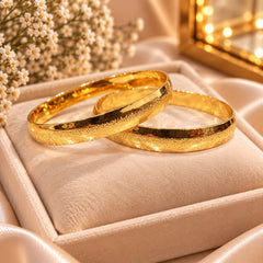 Gold Plated Kara Pair-59