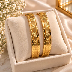 Gold Plated Kara Pair-61