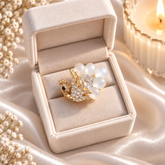 Ivory Glow Ring-03 (Golden)