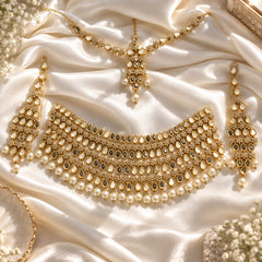 Kundan Necklace-53 (Pearl)