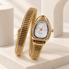 Snake Wrap Watch-02 (White)