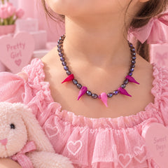 Kids Charm Necklace (Black)