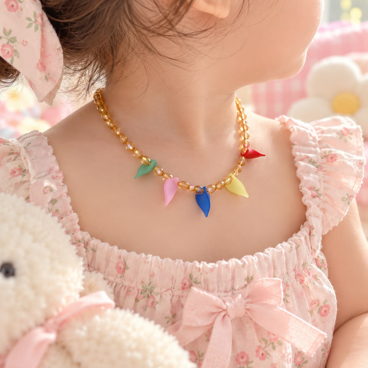 Kids Charm Necklace (Golden)