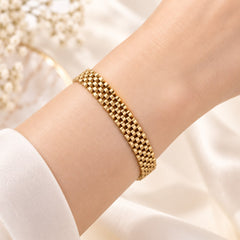 Stainless steel bracelet-29 (Golden)