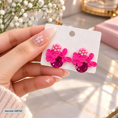 Butterfly Studs-248 (Pink)