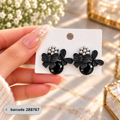Butterfly Studs-248 (Black)