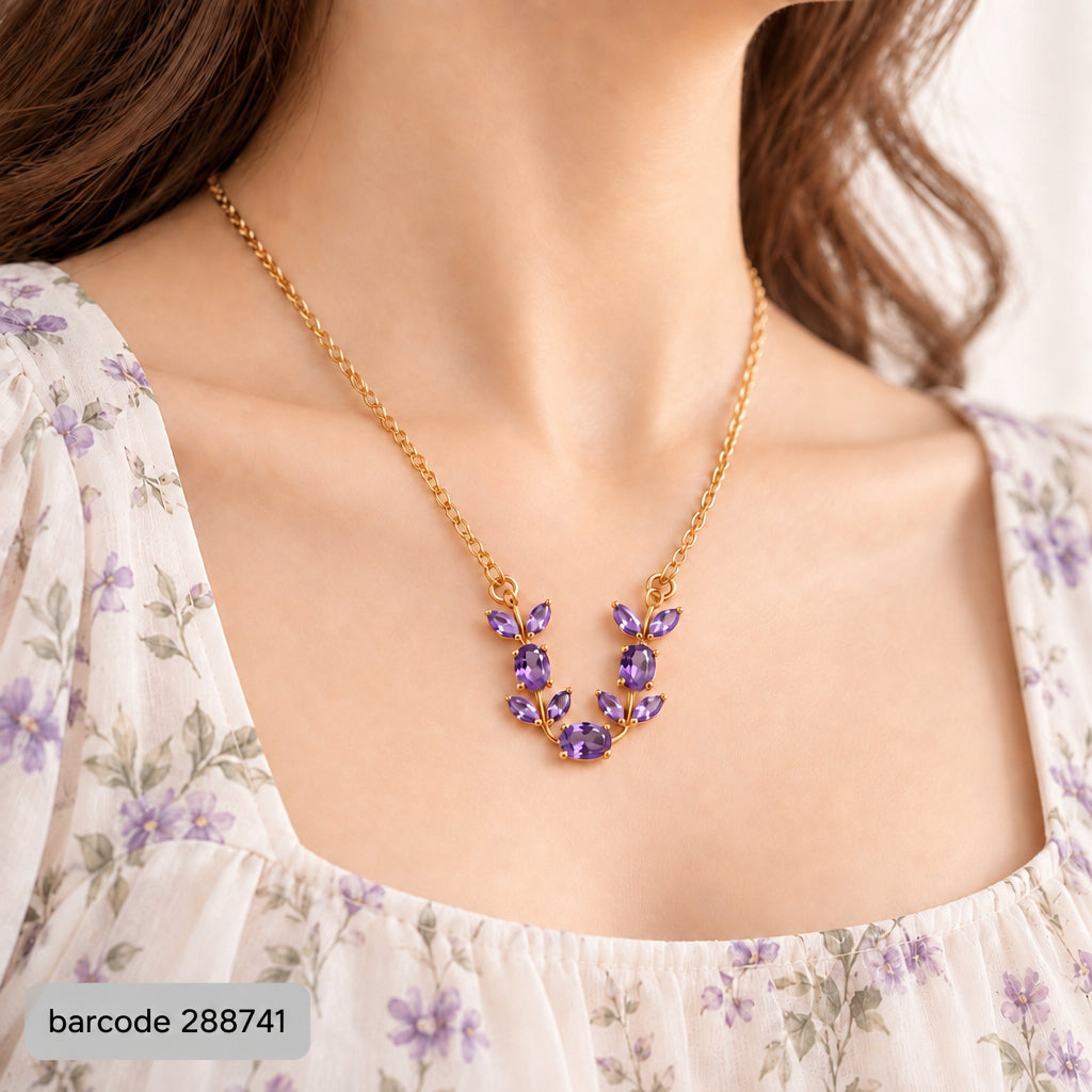 Tulip Pendant (Purple)
