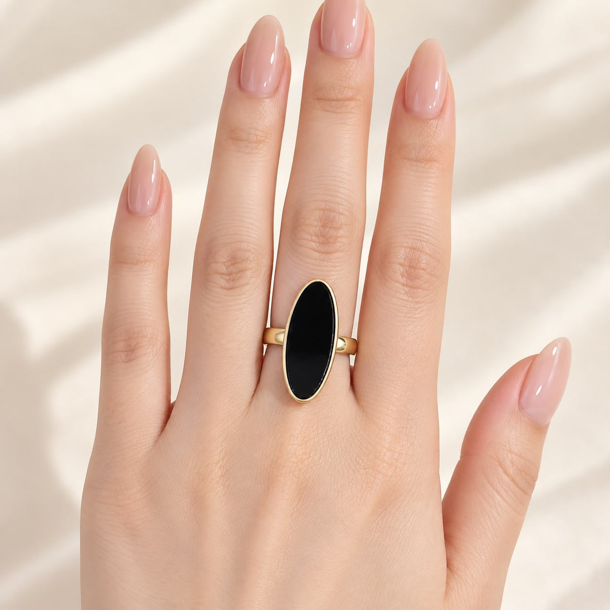 Elegant Statement Ring-03 (Black)