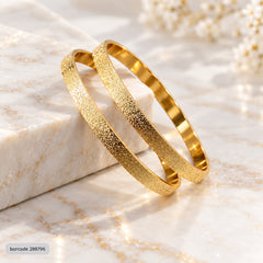 Gold Bangles-187 (Golden)