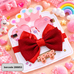 Cute Hair Accessories & Sunglesses (Red)