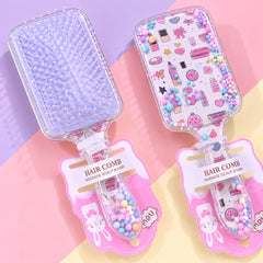 Kids Confetti Hair Brush (Light Purple)
