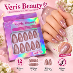 Flower Nails-01 (Light Pink)