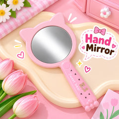 Bear Kids Hand Mirror-02 (Pink)