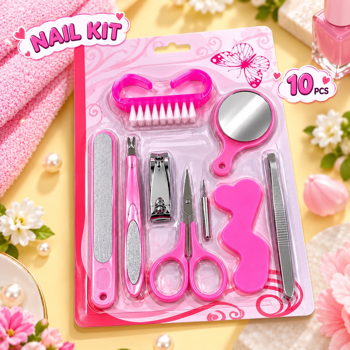 Complete Nail Care Kit-02 (Pink)
