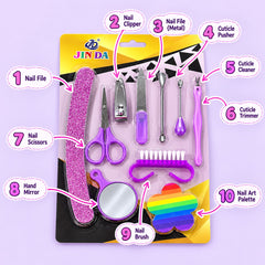 Complete Nail Care Kit-01 (Purple)