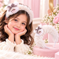 Furry Kids Hairband (White)