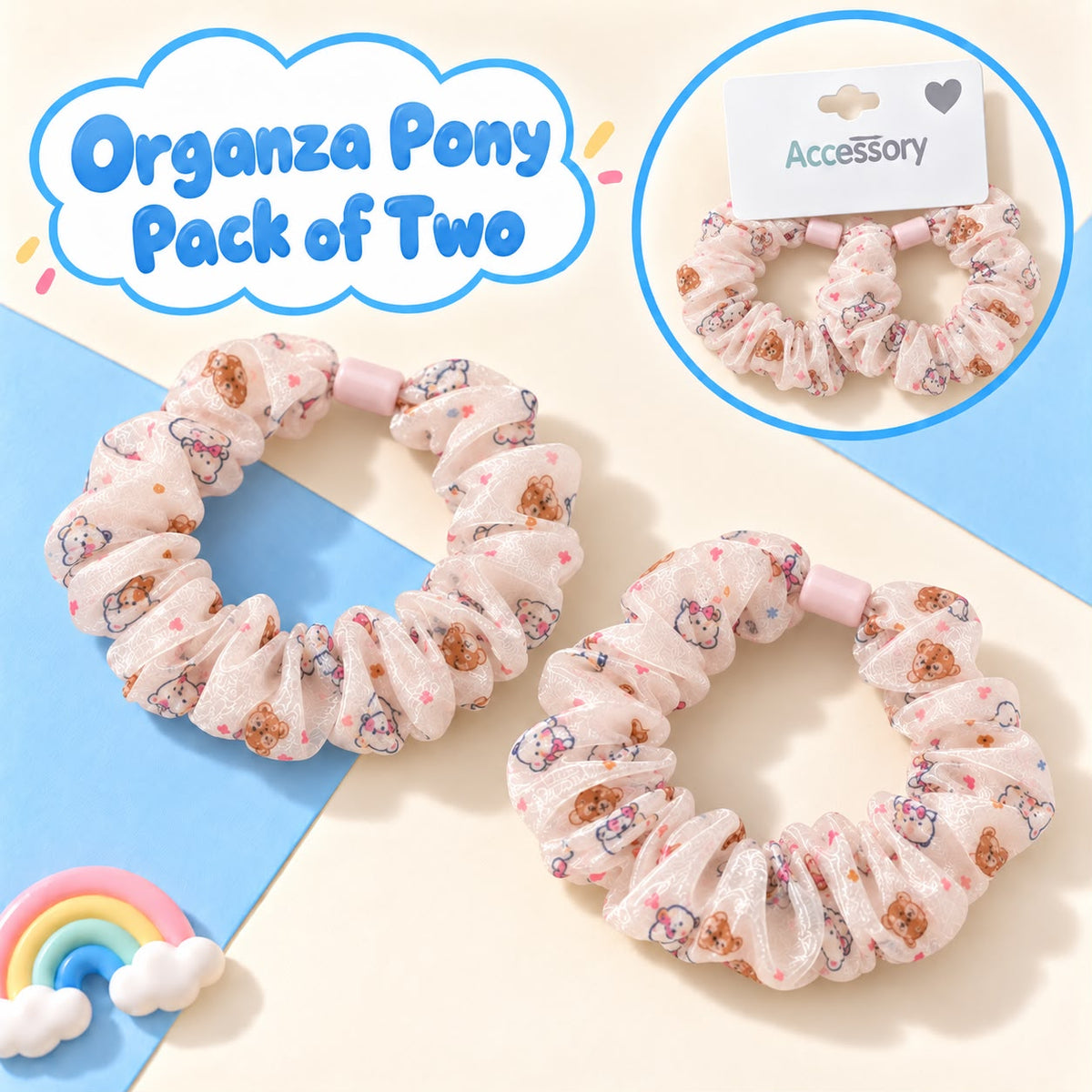 Organza Pony-01 (Pink)