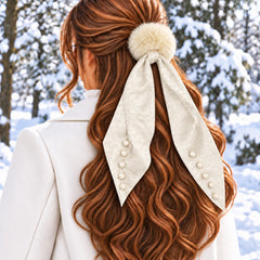 Furry Ponytail-04 (White)