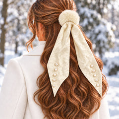 Furry Ponytail-04 (Off White)