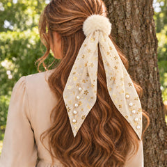 Furry Ponytail-05 (Off White)