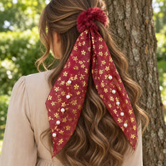 Furry Ponytail-05 (Maroon)