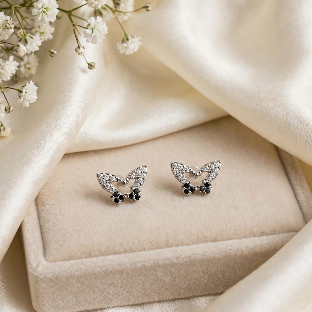Zircon Studs-267 (Silver)
