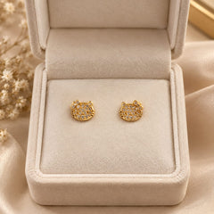 Zircon Studs-269 (Golden)