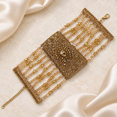 Gold Plated Angla Bracelet-10 (Golden)