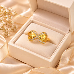 Zircon Ring-496 (Golden)