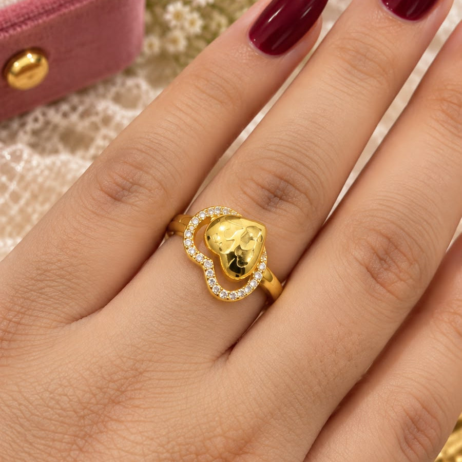 Zircon Ring-502 (Golden)