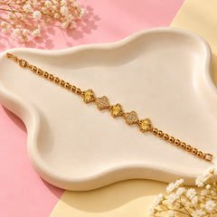 Zircon Bracelet-114 (Golden)