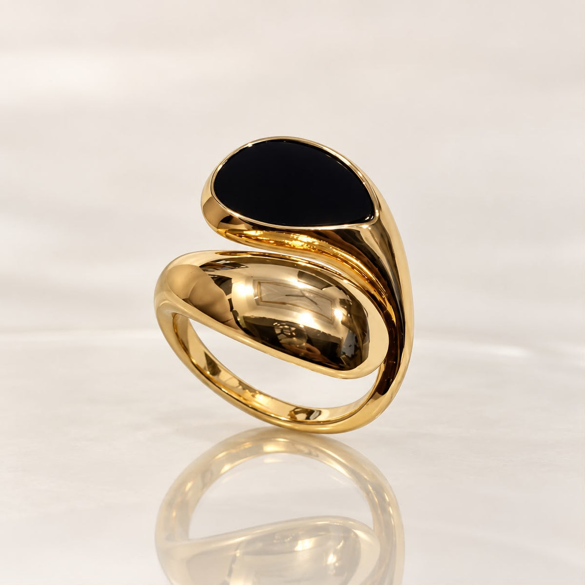 Stainless Steel Ring-233 (Golden)