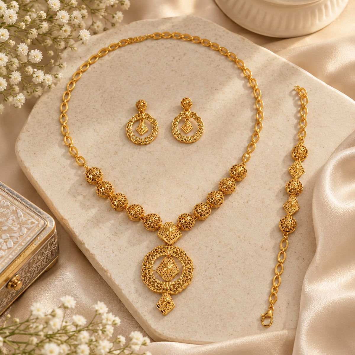 Gold Plated Madrasi Set -45